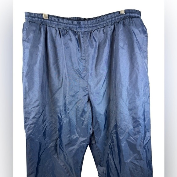 Bert Pulitzer Collectors Edition Womens Navy Nylon Track Pants Elastic Waist L - Picture 3 of 8